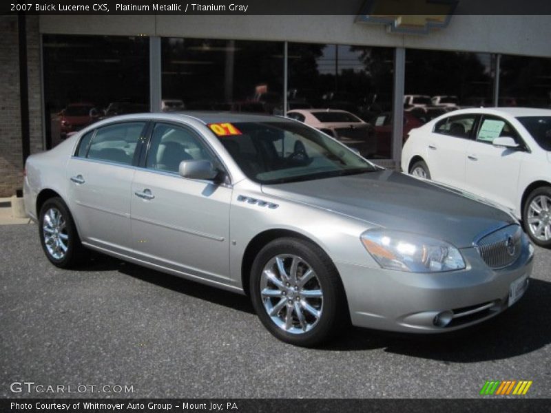 Platinum Metallic / Titanium Gray 2007 Buick Lucerne CXS