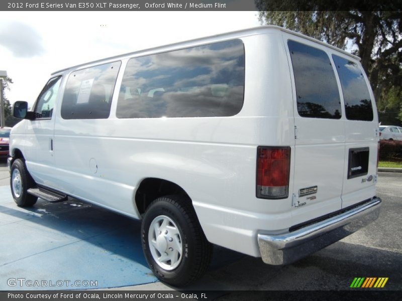 Oxford White / Medium Flint 2012 Ford E Series Van E350 XLT Passenger
