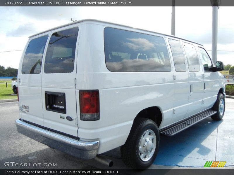Oxford White / Medium Flint 2012 Ford E Series Van E350 XLT Passenger