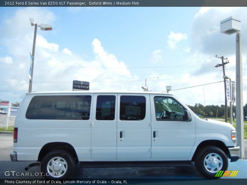 Oxford White / Medium Flint 2012 Ford E Series Van E350 XLT Passenger