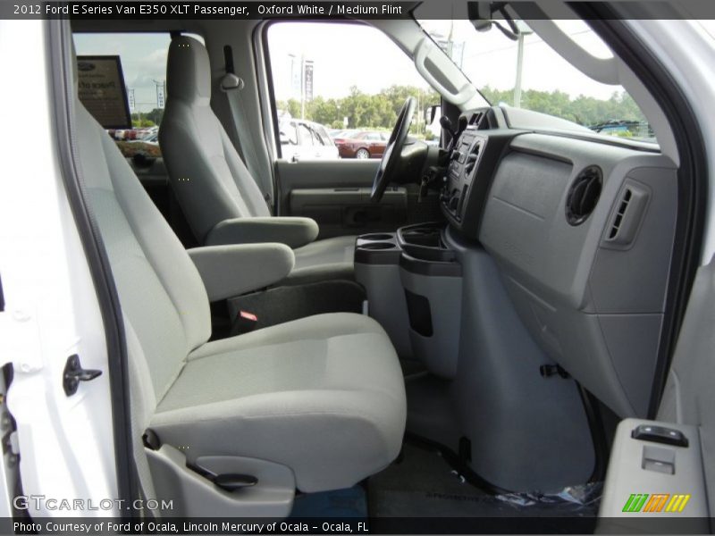 Oxford White / Medium Flint 2012 Ford E Series Van E350 XLT Passenger