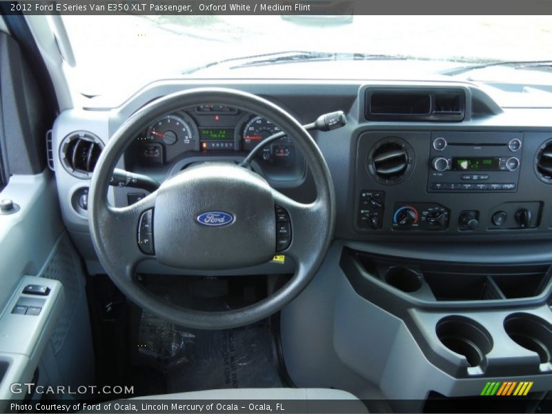 Dashboard of 2012 E Series Van E350 XLT Passenger