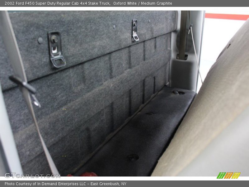 Oxford White / Medium Graphite 2002 Ford F450 Super Duty Regular Cab 4x4 Stake Truck