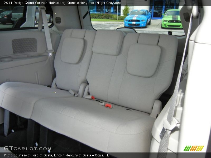 Stone White / Black/Light Graystone 2011 Dodge Grand Caravan Mainstreet