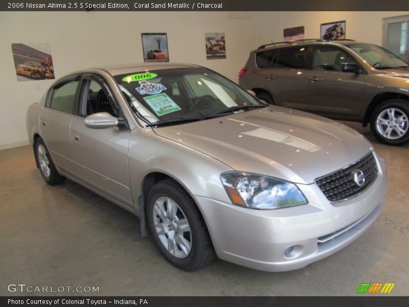 Coral Sand Metallic / Charcoal 2006 Nissan Altima 2.5 S Special Edition