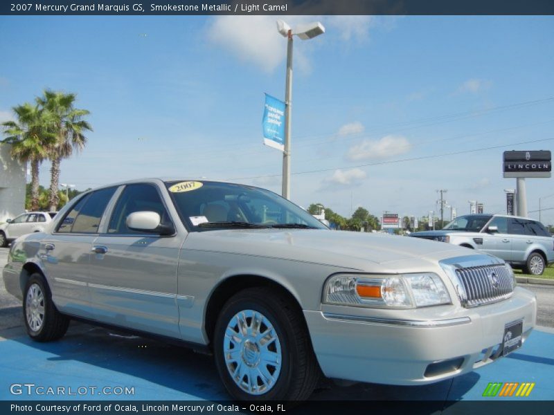 Smokestone Metallic / Light Camel 2007 Mercury Grand Marquis GS