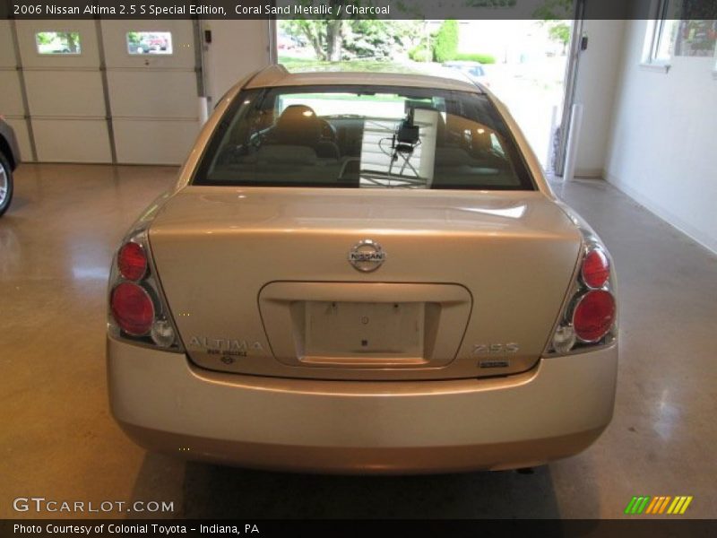 Coral Sand Metallic / Charcoal 2006 Nissan Altima 2.5 S Special Edition
