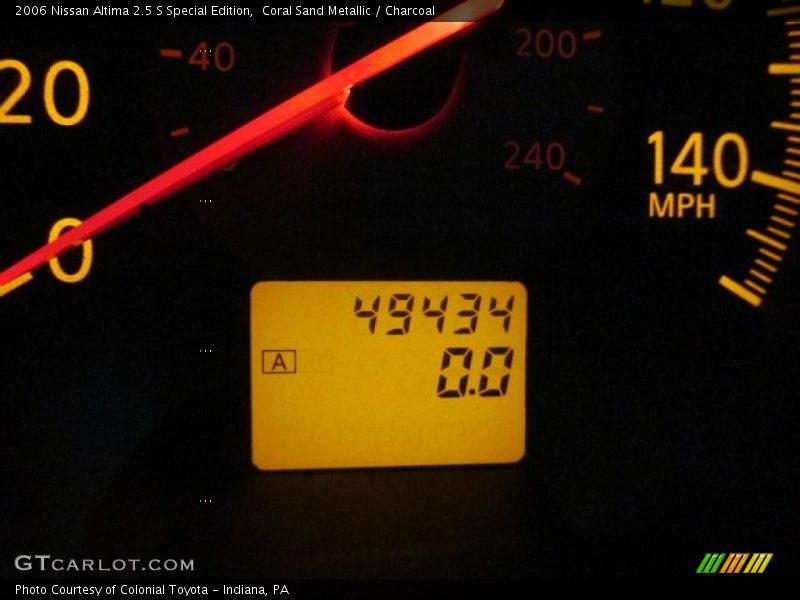Coral Sand Metallic / Charcoal 2006 Nissan Altima 2.5 S Special Edition
