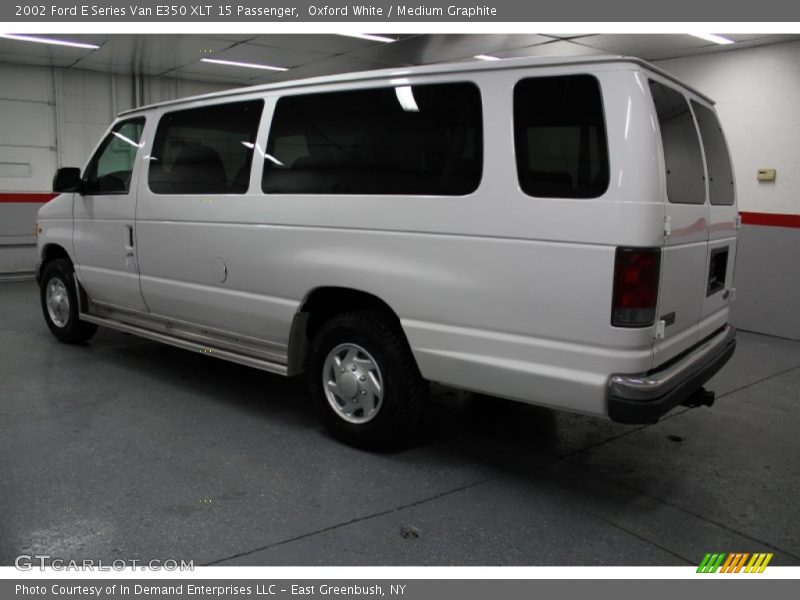 Oxford White / Medium Graphite 2002 Ford E Series Van E350 XLT 15 Passenger