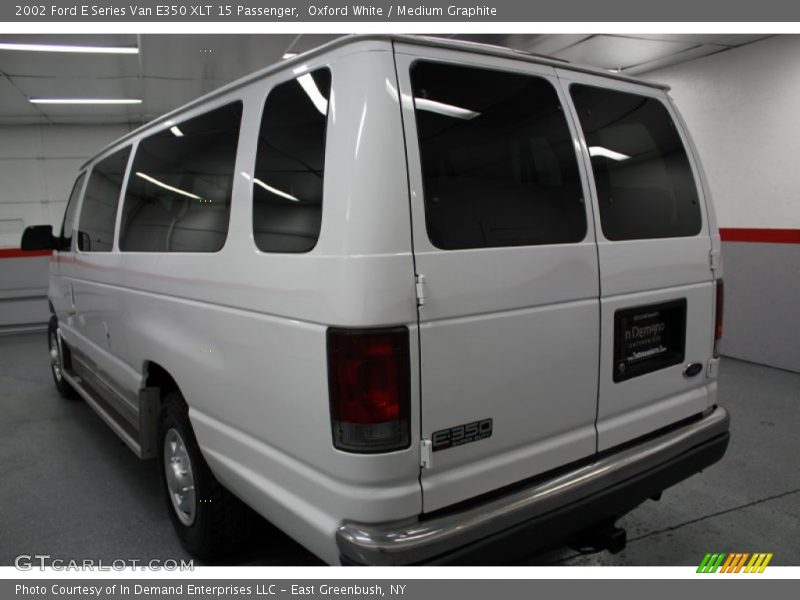Oxford White / Medium Graphite 2002 Ford E Series Van E350 XLT 15 Passenger