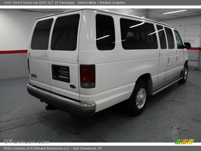 Oxford White / Medium Graphite 2002 Ford E Series Van E350 XLT 15 Passenger