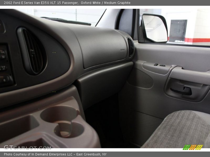 Oxford White / Medium Graphite 2002 Ford E Series Van E350 XLT 15 Passenger