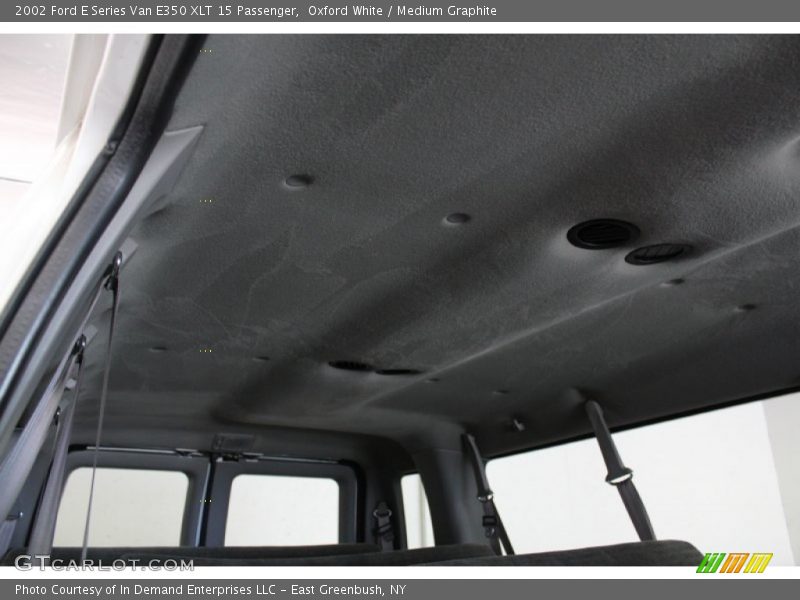 Oxford White / Medium Graphite 2002 Ford E Series Van E350 XLT 15 Passenger