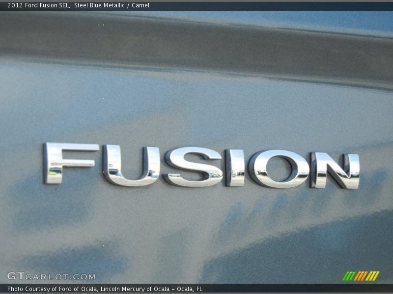 Steel Blue Metallic / Camel 2012 Ford Fusion SEL