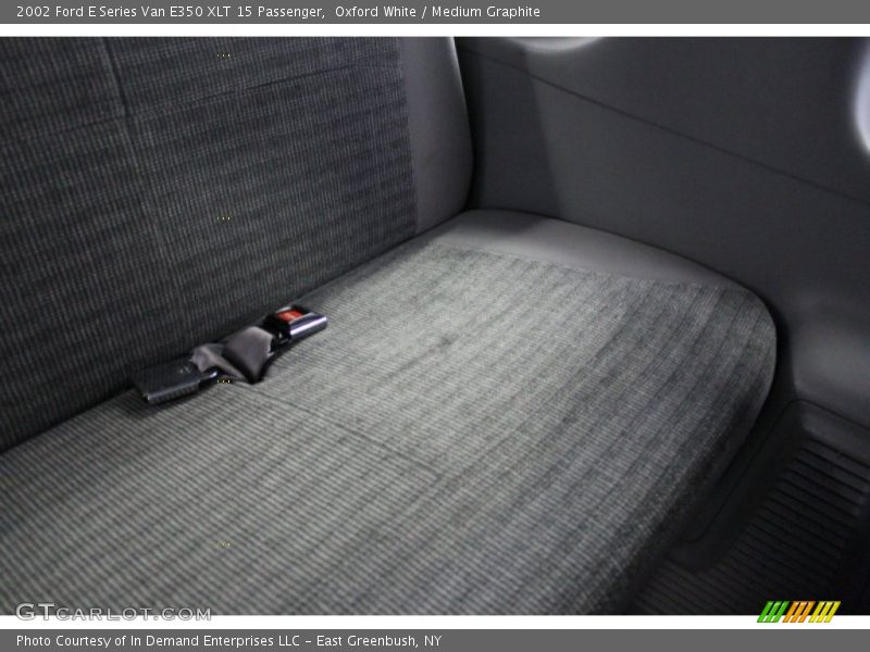 Oxford White / Medium Graphite 2002 Ford E Series Van E350 XLT 15 Passenger