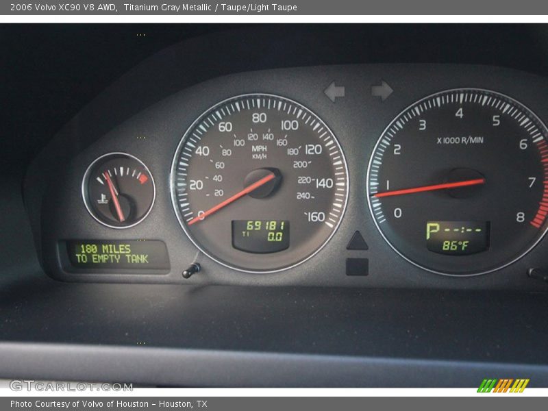 Titanium Gray Metallic / Taupe/Light Taupe 2006 Volvo XC90 V8 AWD