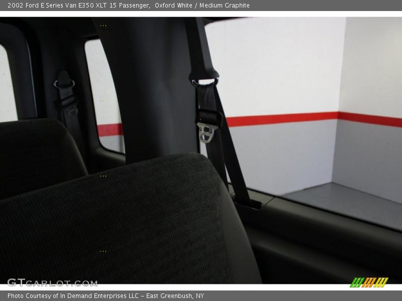 Oxford White / Medium Graphite 2002 Ford E Series Van E350 XLT 15 Passenger