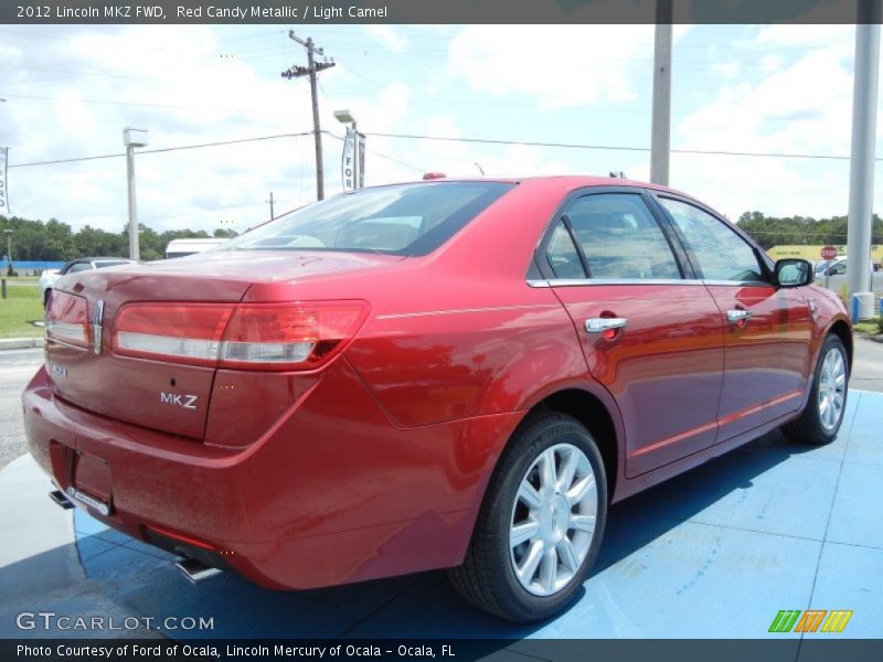 Red Candy Metallic / Light Camel 2012 Lincoln MKZ FWD