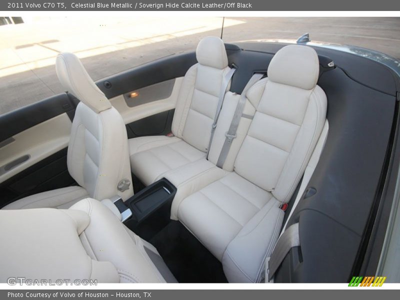Celestial Blue Metallic / Soverign Hide Calcite Leather/Off Black 2011 Volvo C70 T5