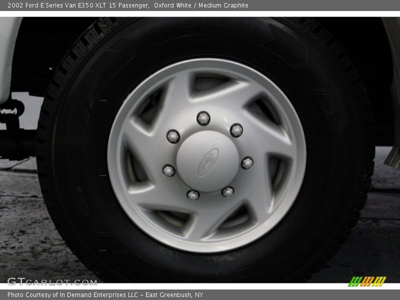 Oxford White / Medium Graphite 2002 Ford E Series Van E350 XLT 15 Passenger