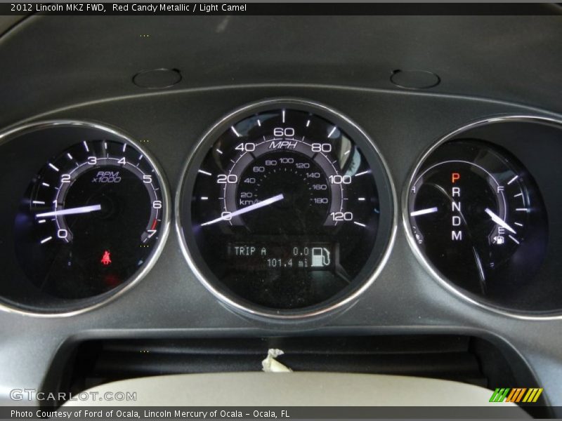  2012 MKZ FWD FWD Gauges