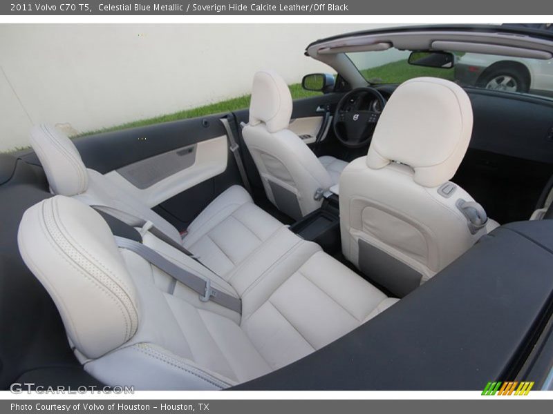 Celestial Blue Metallic / Soverign Hide Calcite Leather/Off Black 2011 Volvo C70 T5