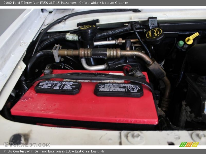 Oxford White / Medium Graphite 2002 Ford E Series Van E350 XLT 15 Passenger