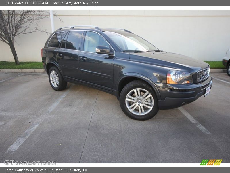 Saville Grey Metallic / Beige 2011 Volvo XC90 3.2 AWD