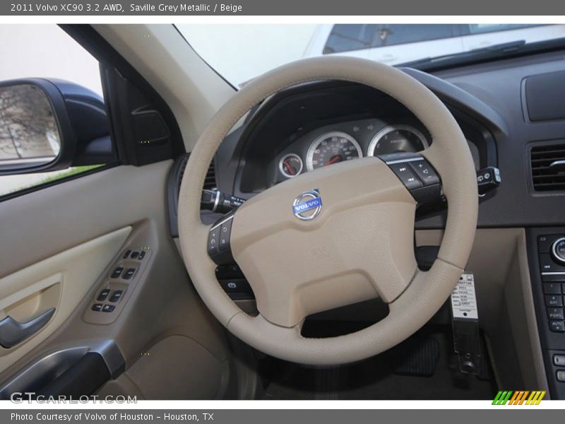 Saville Grey Metallic / Beige 2011 Volvo XC90 3.2 AWD
