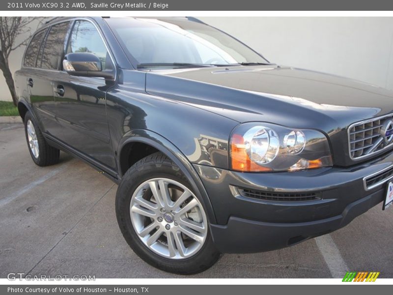 Saville Grey Metallic / Beige 2011 Volvo XC90 3.2 AWD