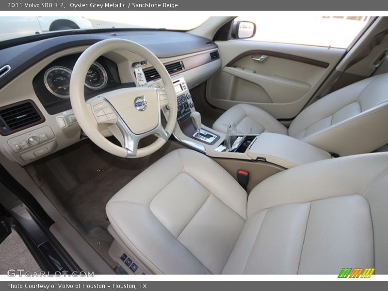 Oyster Grey Metallic / Sandstone Beige 2011 Volvo S80 3.2