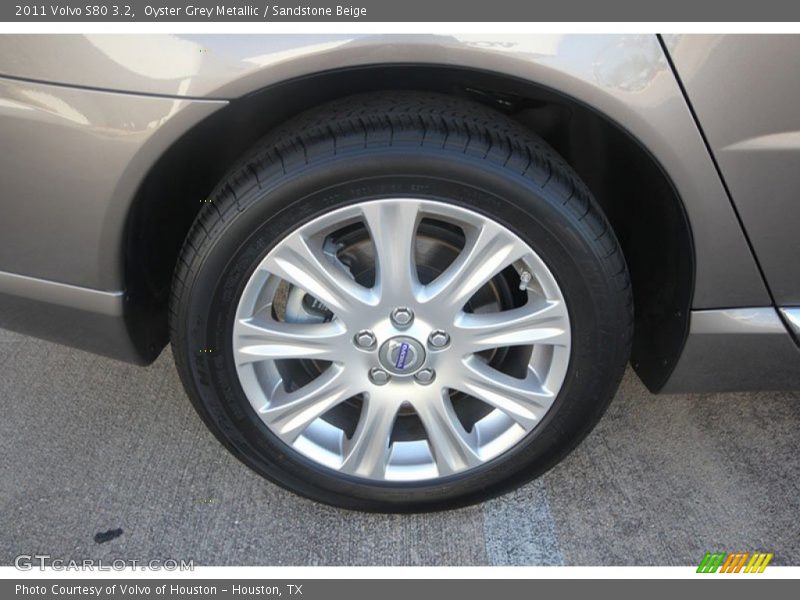 Oyster Grey Metallic / Sandstone Beige 2011 Volvo S80 3.2