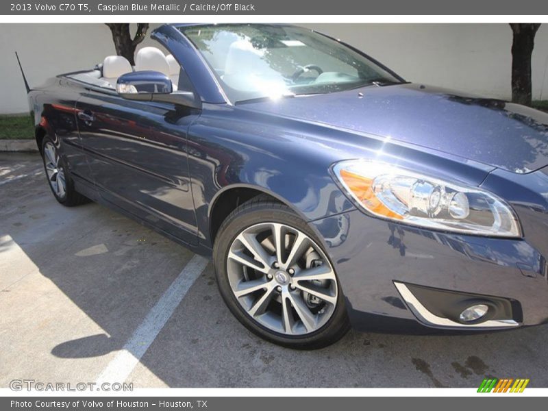 Caspian Blue Metallic / Calcite/Off Black 2013 Volvo C70 T5