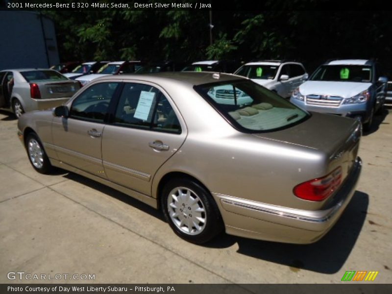 Desert Silver Metallic / Java 2001 Mercedes-Benz E 320 4Matic Sedan