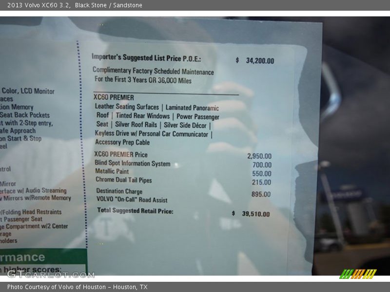 Black Stone / Sandstone 2013 Volvo XC60 3.2