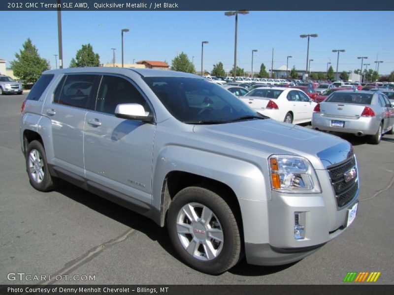 Quicksilver Metallic / Jet Black 2012 GMC Terrain SLE AWD