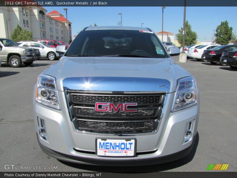 Quicksilver Metallic / Jet Black 2012 GMC Terrain SLE AWD