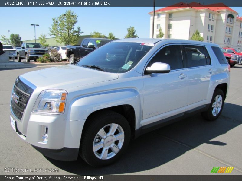 Quicksilver Metallic / Jet Black 2012 GMC Terrain SLE AWD