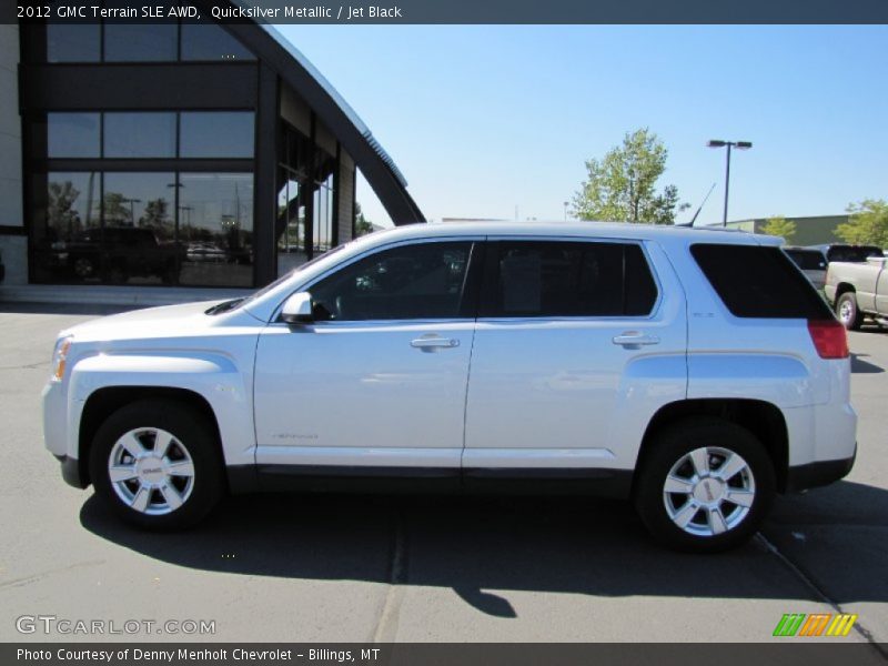 Quicksilver Metallic / Jet Black 2012 GMC Terrain SLE AWD