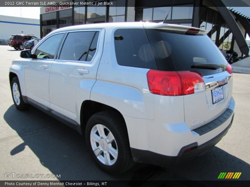 Quicksilver Metallic / Jet Black 2012 GMC Terrain SLE AWD