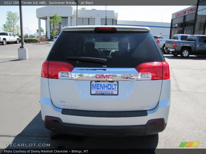 Quicksilver Metallic / Jet Black 2012 GMC Terrain SLE AWD