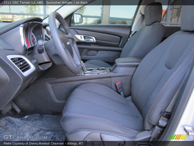 Quicksilver Metallic / Jet Black 2012 GMC Terrain SLE AWD