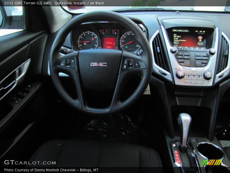 Quicksilver Metallic / Jet Black 2012 GMC Terrain SLE AWD