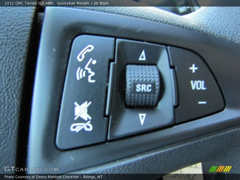 Quicksilver Metallic / Jet Black 2012 GMC Terrain SLE AWD