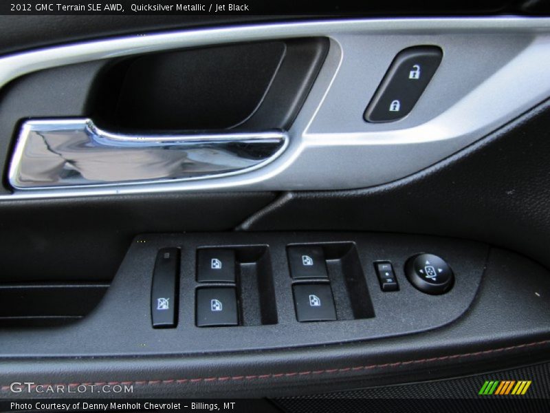 Quicksilver Metallic / Jet Black 2012 GMC Terrain SLE AWD