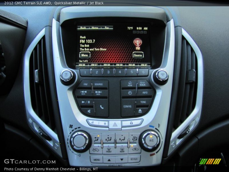 Quicksilver Metallic / Jet Black 2012 GMC Terrain SLE AWD