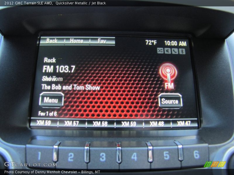 Quicksilver Metallic / Jet Black 2012 GMC Terrain SLE AWD