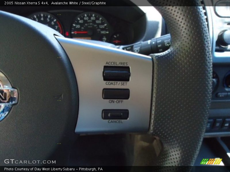 Avalanche White / Steel/Graphite 2005 Nissan Xterra S 4x4
