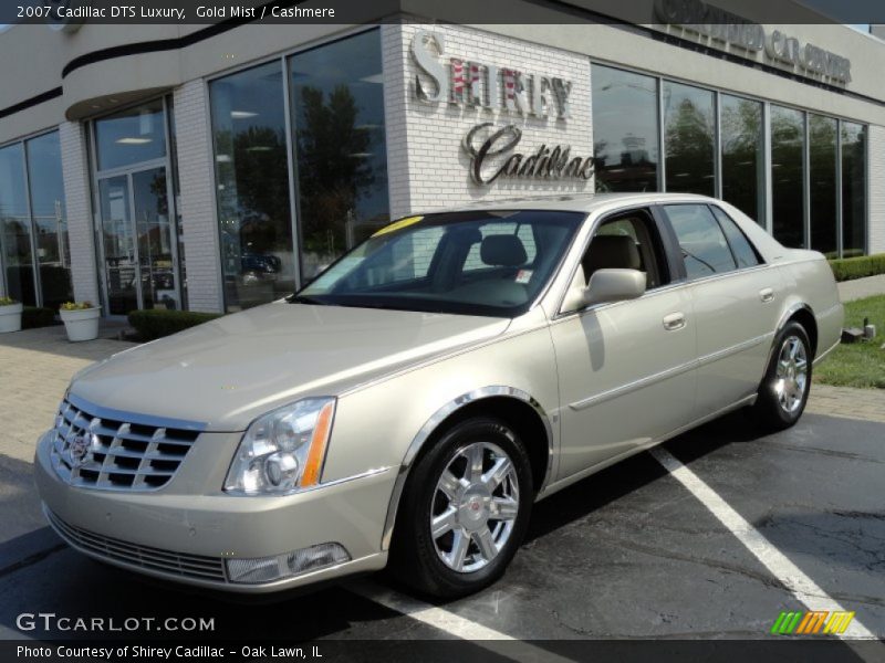 Gold Mist / Cashmere 2007 Cadillac DTS Luxury