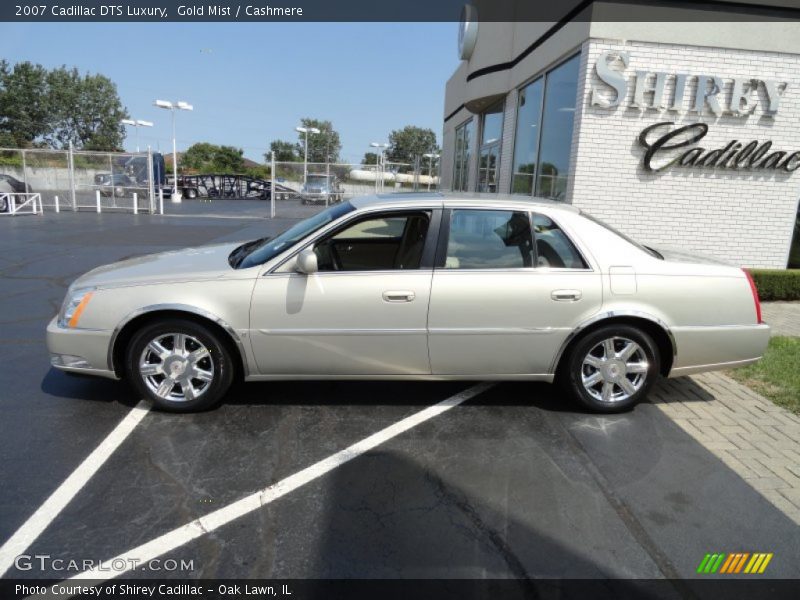 Gold Mist / Cashmere 2007 Cadillac DTS Luxury